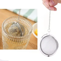 stainless steel tea ball loose tea infuser strainer filter diffuser herbal spice