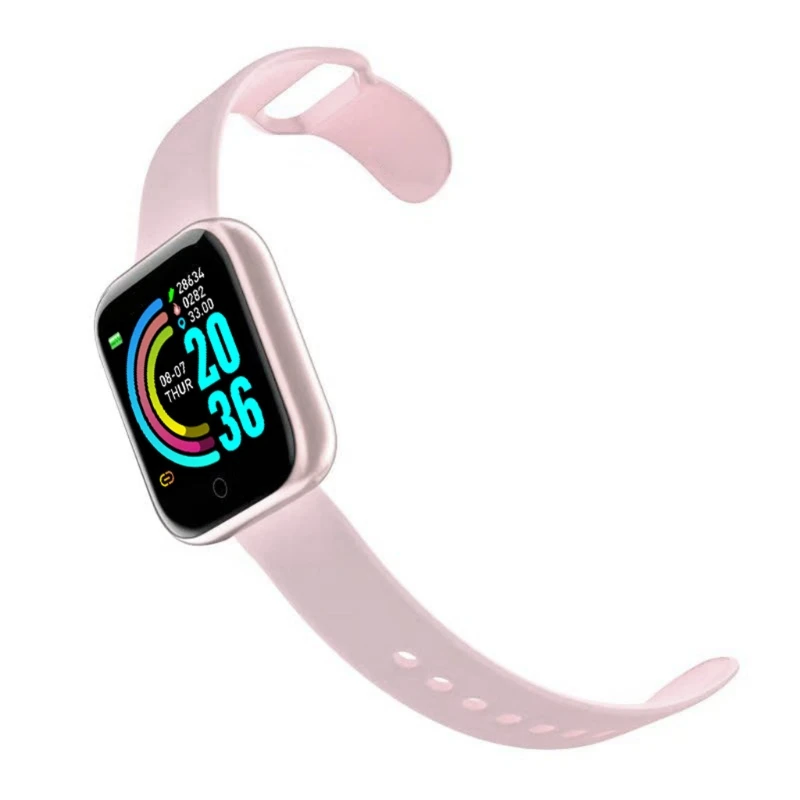 

Y68 Smart Watch Women Men Sport Bluetooth Smart Band Heart Rate Monitor E56D
