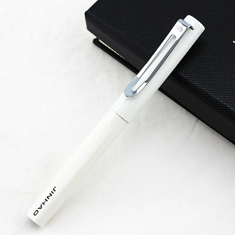 

Jinhao 599 White And Silver Office & School Supplies Stationery Roller Ball Pen