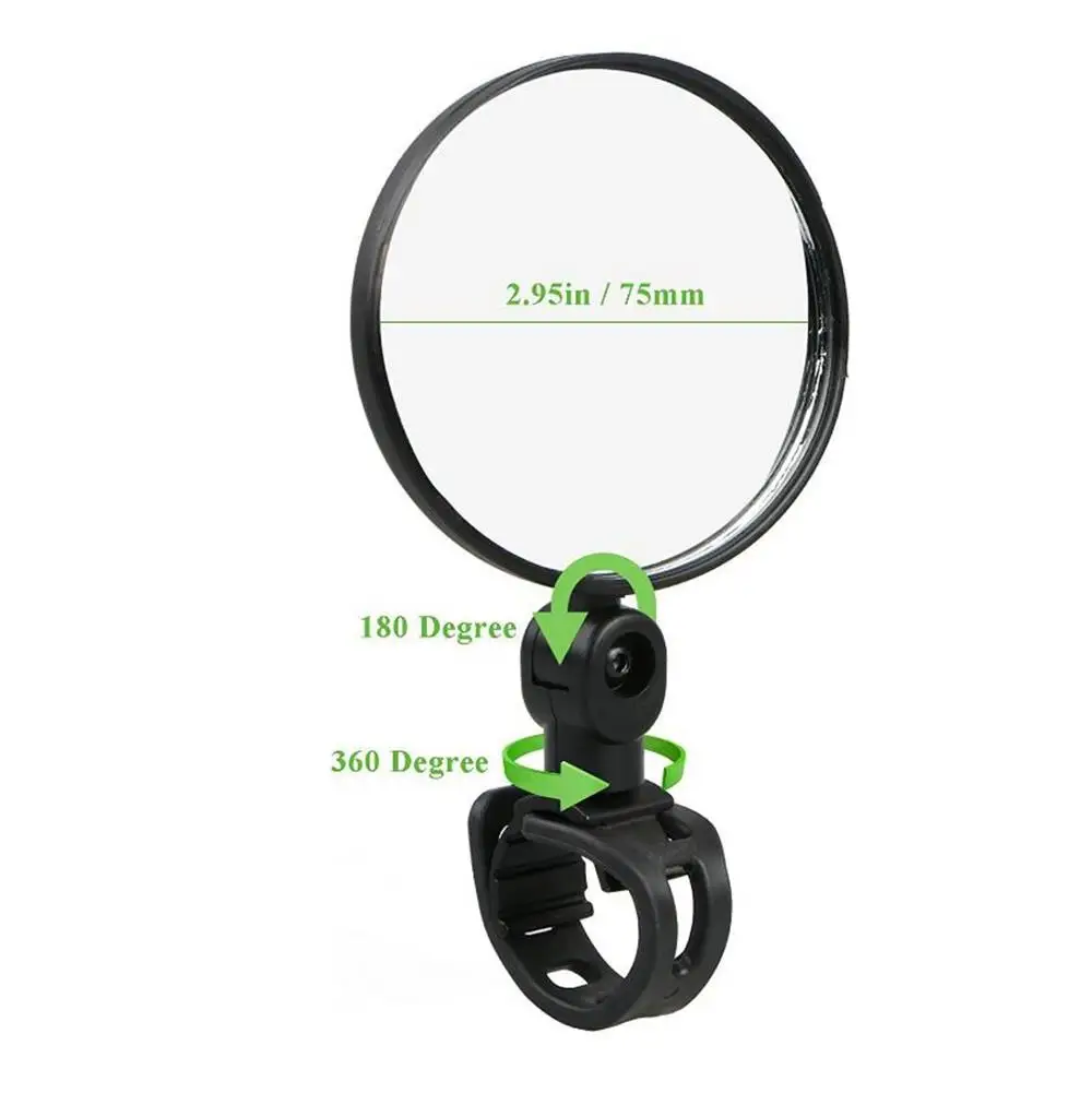 Выпуклое зеркало заднего вида на руль для электрического скутера Kugoo | Спорт и