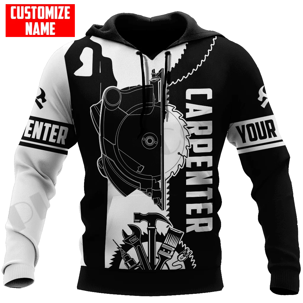 Новейшие художественные толстовки PLstar Cosmos 3 с принтом плотника индивидуальное