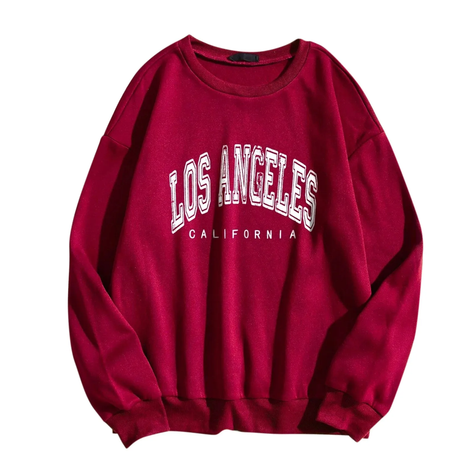 59# Ladies Sweatshirt Classic Sweatshirt Hoodie Letter Printed O Neck Long Sleeve Harajuku Pullover T-shirt Tops Sudaderas