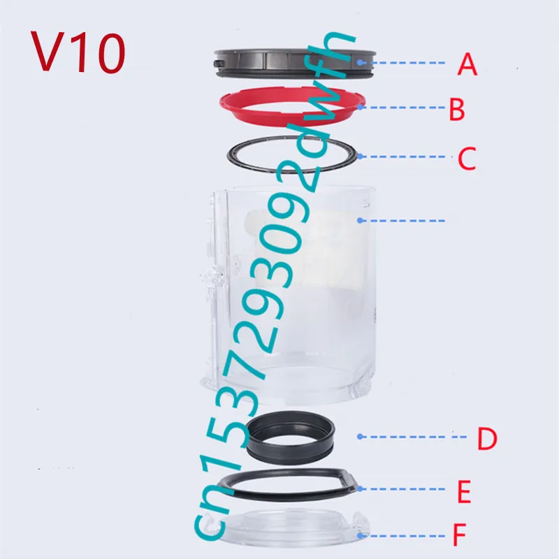 

Original new vacuum cleaner dust bucket sealing ring cover for Dyson V10 vacuum cleaner dust bucket parts