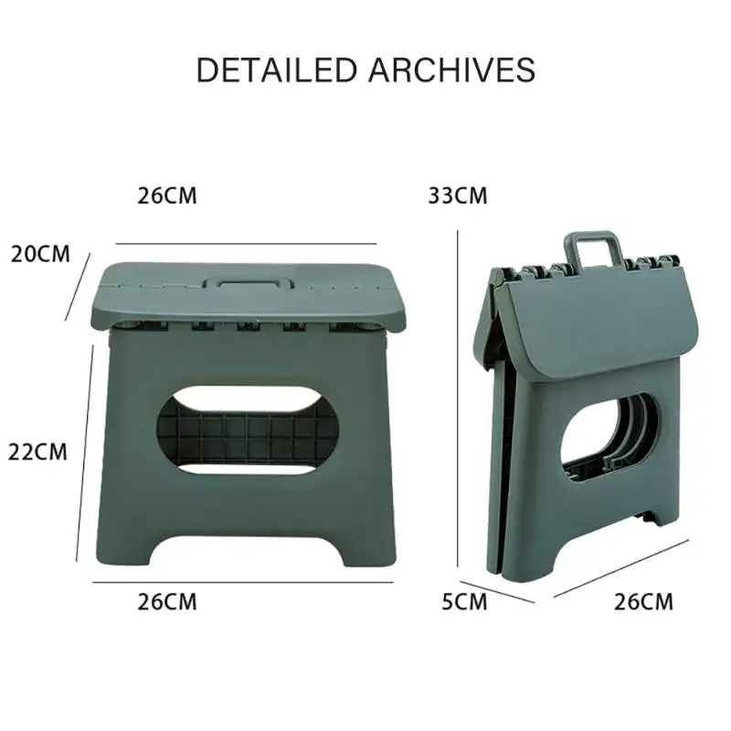 

Travelling Train Small Chair Folding Stool Portable Plastic Small Chair Household Small Chair Stool*