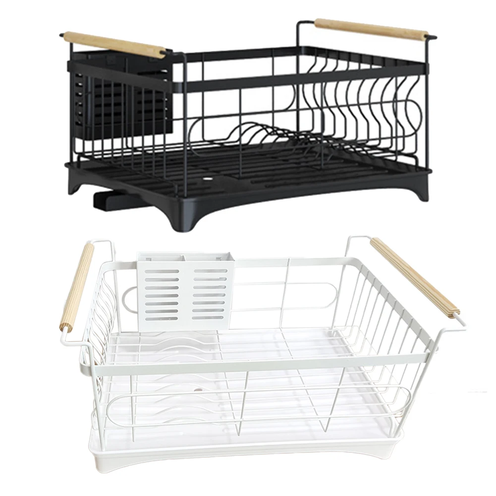 Сушилка для посуды из нержавеющей стали ящик хранения столовых приборов сливная