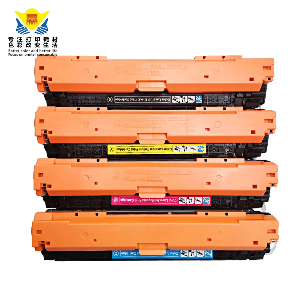JIANYINGCHEN совместимый цветной тонер-картридж CE270A CE271A CE272A для HPs color Laserjet CP5525 5525N (4