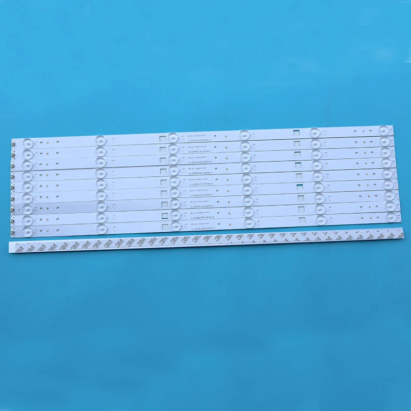 

Новая светодиодная лента для подсветки, 6 ламп, 59,6 см, алюминиевая подложка