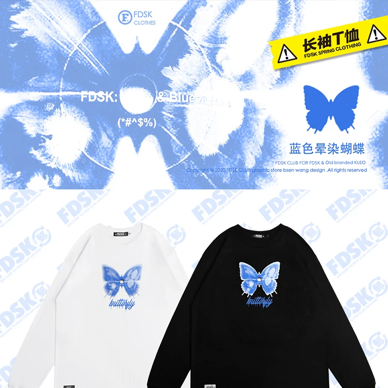 

Crayons Butterfly Y2K Aesthetics Hoodies E GIRL Pullover Harajuku Streetwear Hoodie Sweatshirts Women Casual Print Long Sleeve