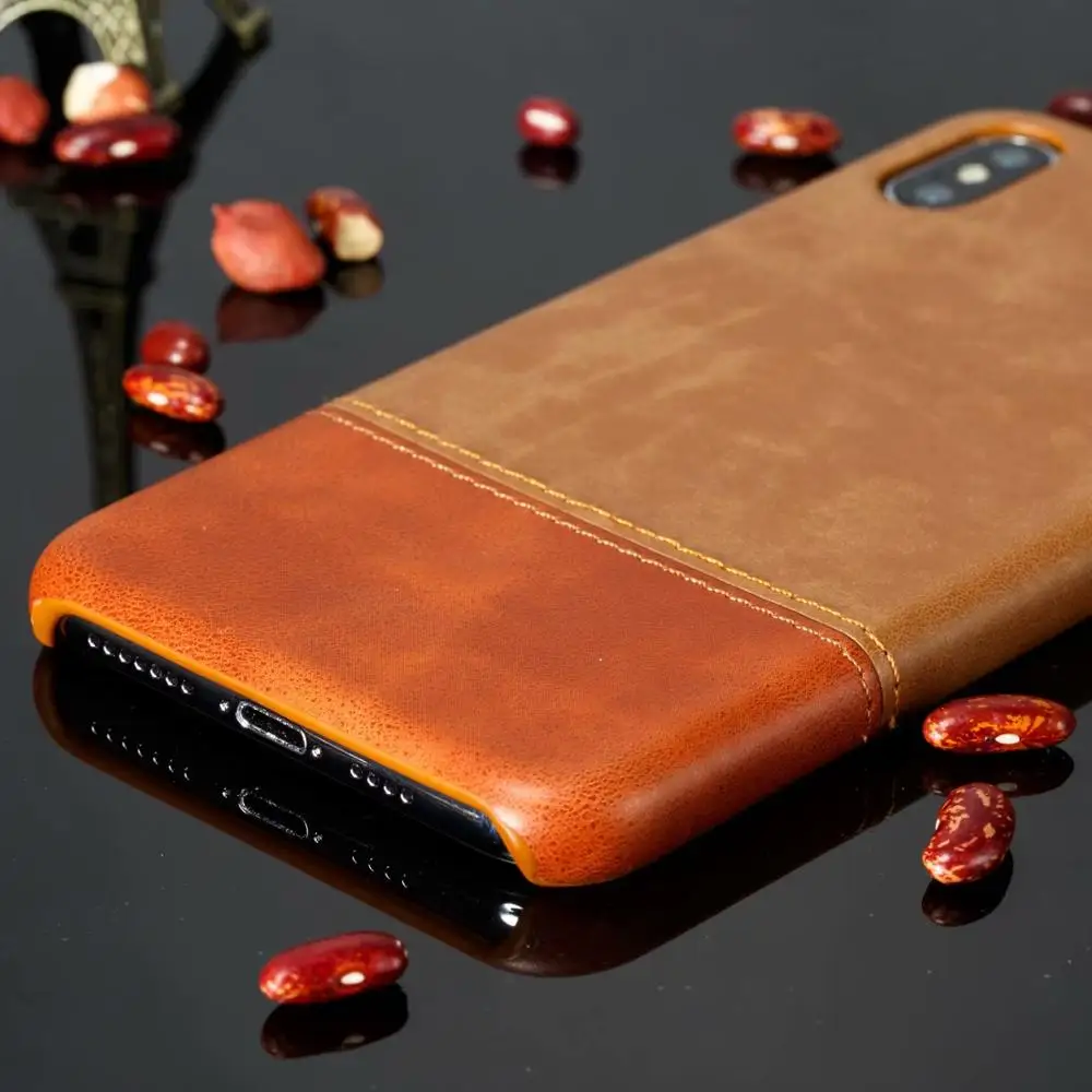 Чехол из искусственной кожи для iphone 11 pro Max XR XS Роскошный тонкий мягкий чехол 6 6s 7 8