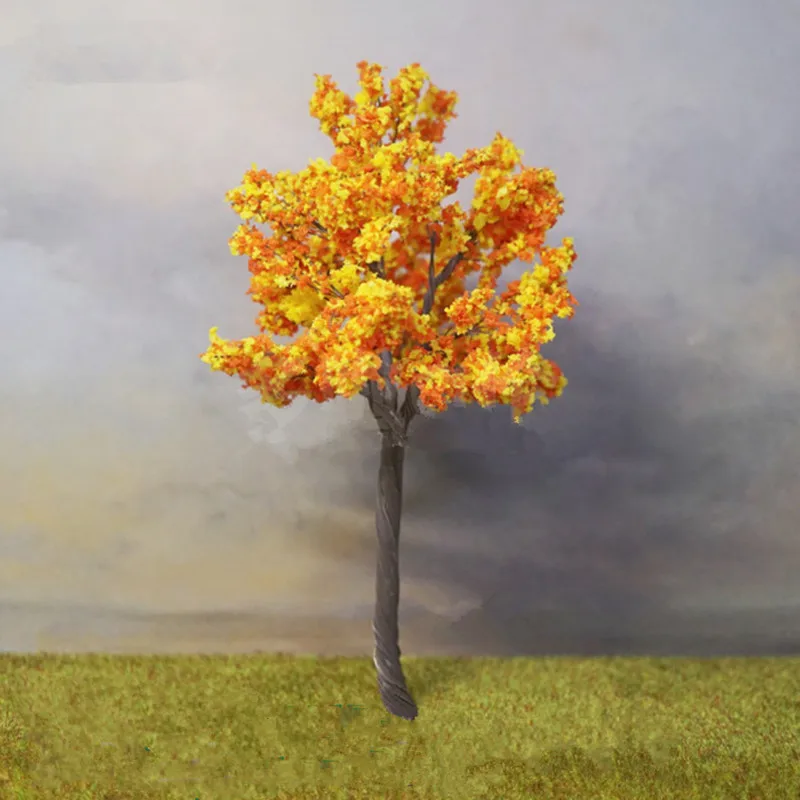 

5Pcs Simulation Model Scene Simulated Street Tree Model Grass Model Materials