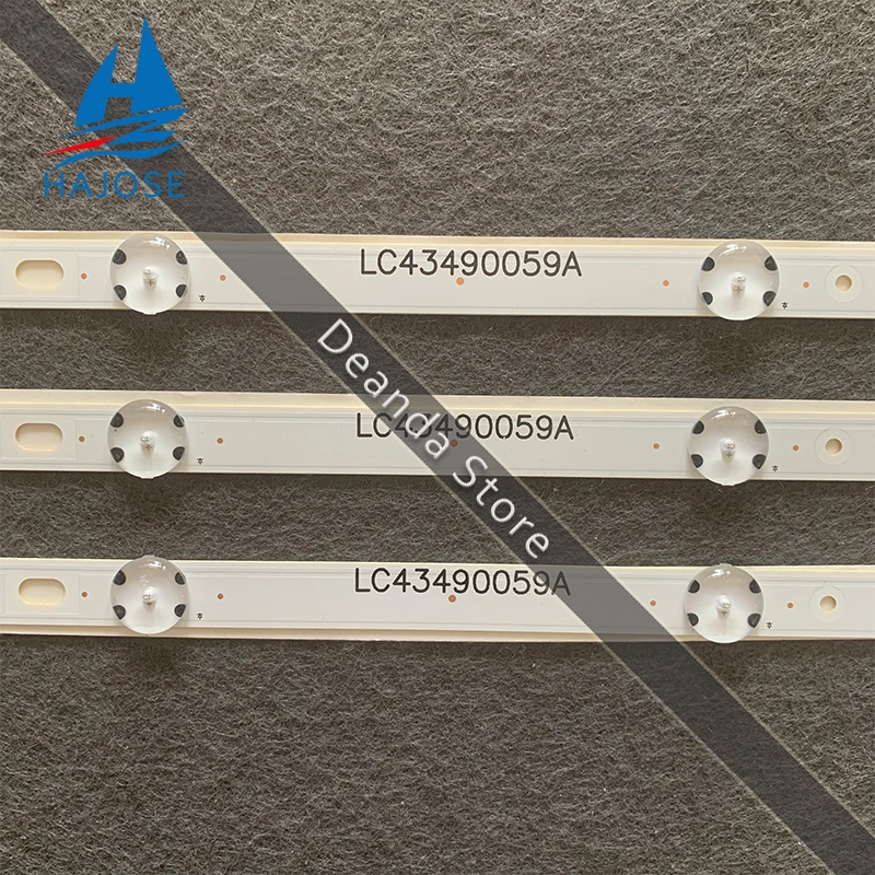 Новый 15 шт. 7 светодиодный s 83 см полосы для LG 43UJ65_UHD_A/B 43UK6300PLB LC43490060A WOOREE 43 дюймов FHD _ A