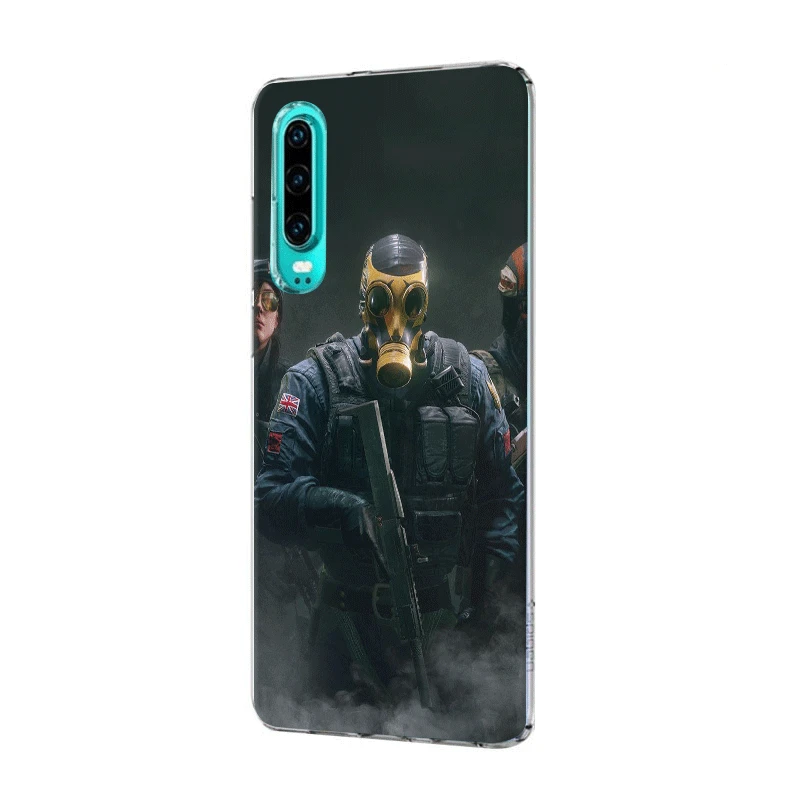 Mobile Phone Case For P Smart Z Plus P30 P20 P10 P9 P8 Lite Pro Hard Cover Rainbow Six Siege Operation Black Ice Shell | Мобильные