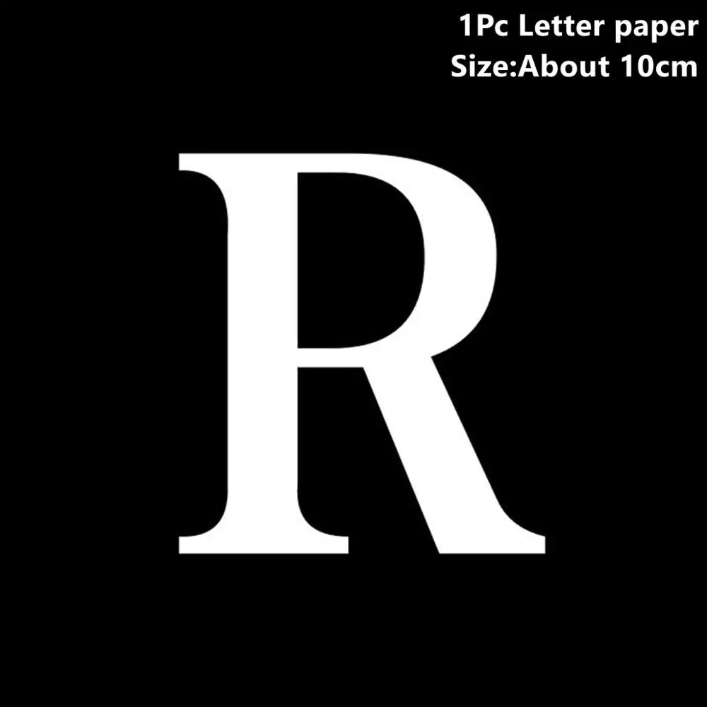 Paper Letter R Taoup детская прозрачная коробка для хранения воздушных шаров с днем рождения принадлежности для детского душа сувениры бумажная картонная коробка подарочная упаковка - Цвет: Paper Letter R