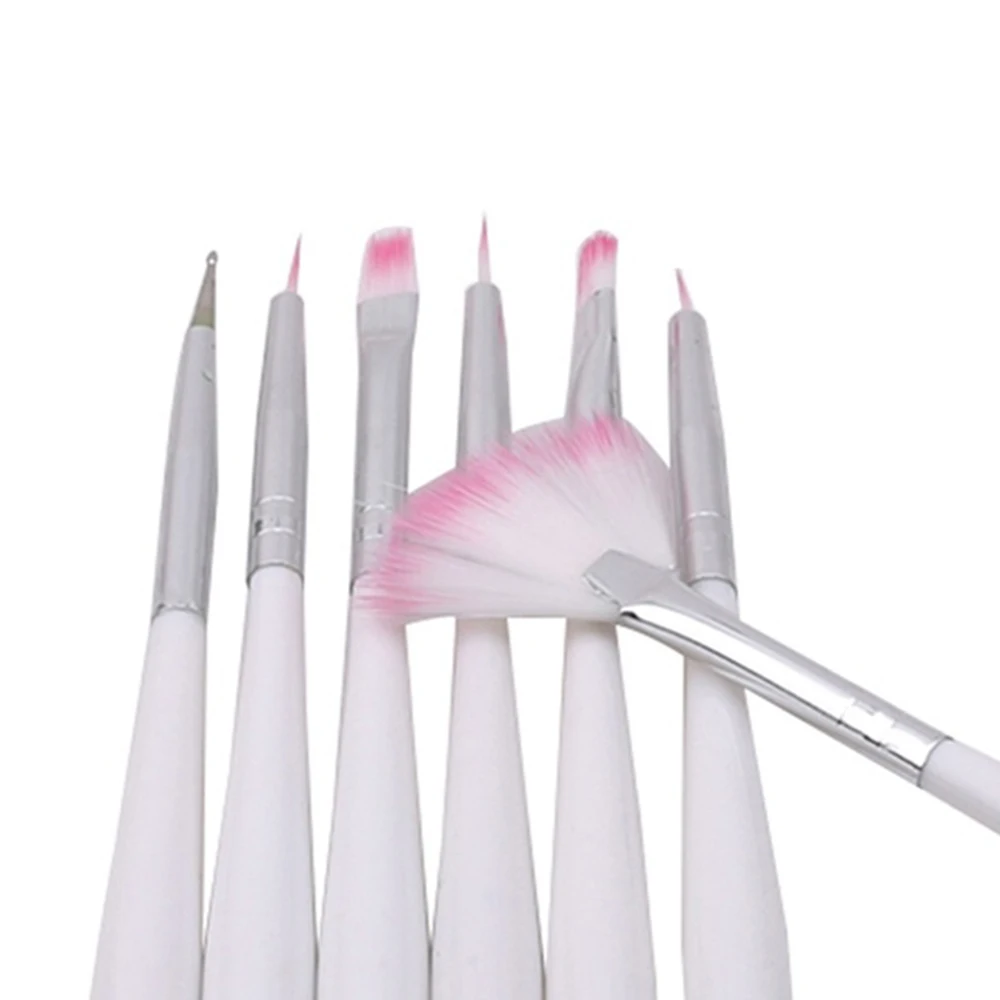 7 шт. Fondant (сахарная) Кисть для смазывания торта картина декора пыли продвижение