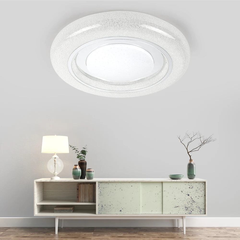 

Светодиодные панельные светильники VIPMOON с двойным кольцом, 36 Вт, с поверхностным креплением, встраиваемое потолочное освещение для спальни