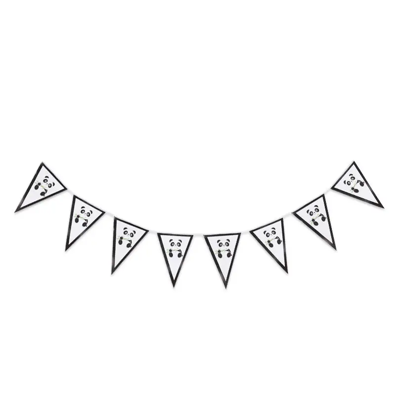 10 шт./Лот бумажные чашки в виде панды детские принадлежности для дня рождения