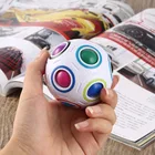 Креативный волшебный Сферический куб, скорость, Радужный шар, обучение по головоломкам, развивающие игрушки для детей, взрослых, офиса, антистрессовые подарки