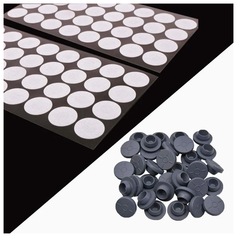 [64 шт. наклейки из синтетической фильтровальной бумаги (диаметр 20 мм)]+[64 отверстия