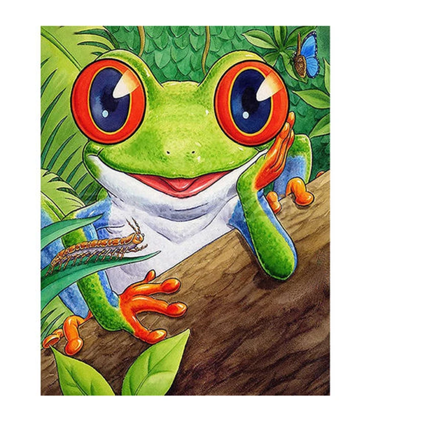 

New 5D DIY Full Round/Square Diamond Painting "Frog Prince" 3D Embroidery Cross Stitch Rhinestone Mosaic Home Decor Art YC393