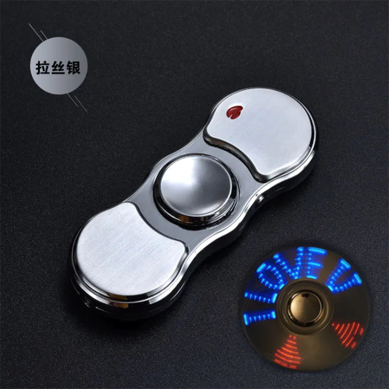 Спиннер Зажигалка светодиодный зажигалки для электронных сигарет USB