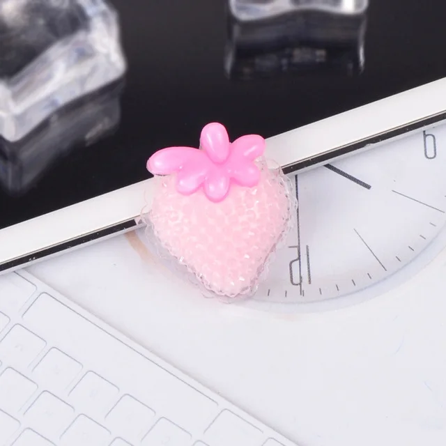 2 Творческая Глина Плесень Смола Кристалл Фрукты дети игрушки Детские Diy ремесло слизь пушистый Шарм наполнитель Кукольный дом аксессуары - Цвет: 2