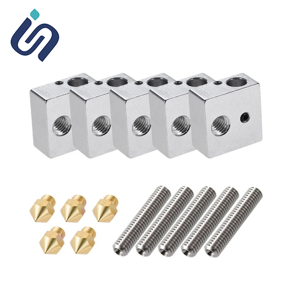 15 шт. 0 4 мм Экструдер Насадка печатающая головка +.75 горловина + нагревательные