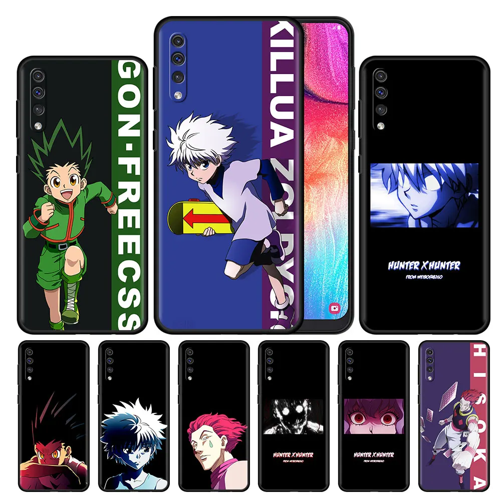 

Case For Samsung Galaxy A50 A10 A70 A30 A20e A20s A40 A10s A7 2018 A90 5G Black Soft Phone Covers Shell Hunter X Hunter Anime
