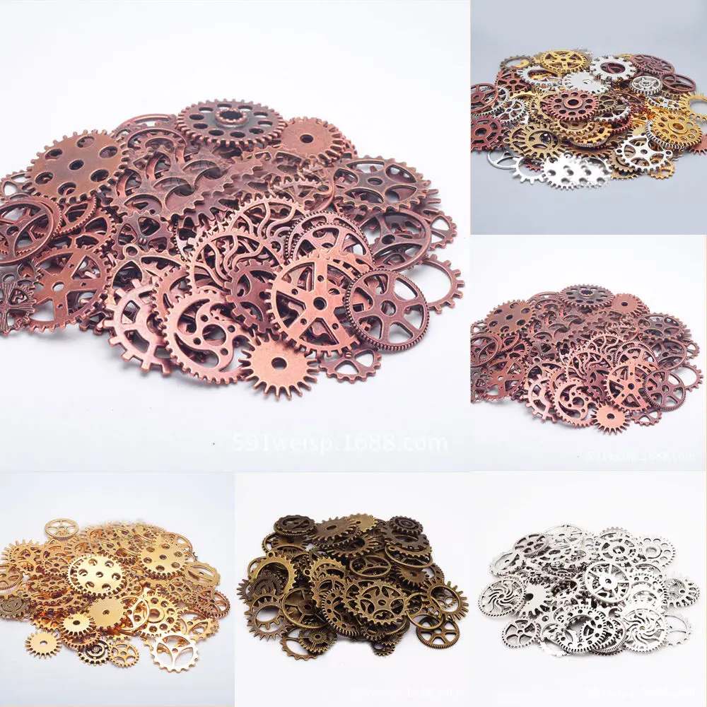 Винтажные наручные часы в стиле стимпанк старые детали бусины панк фурнитура для