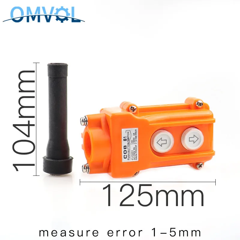 1 шт. COB61 водонепроницаемый подъемник кнопочный переключатель кран COB-61 подвесной