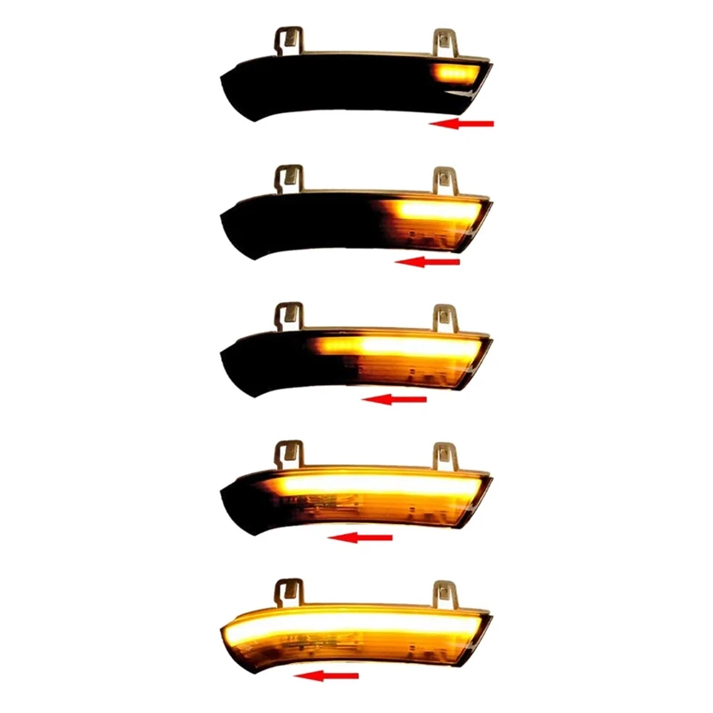 Автомобильный светодиодный динамический сигнал поворота светильник боковые