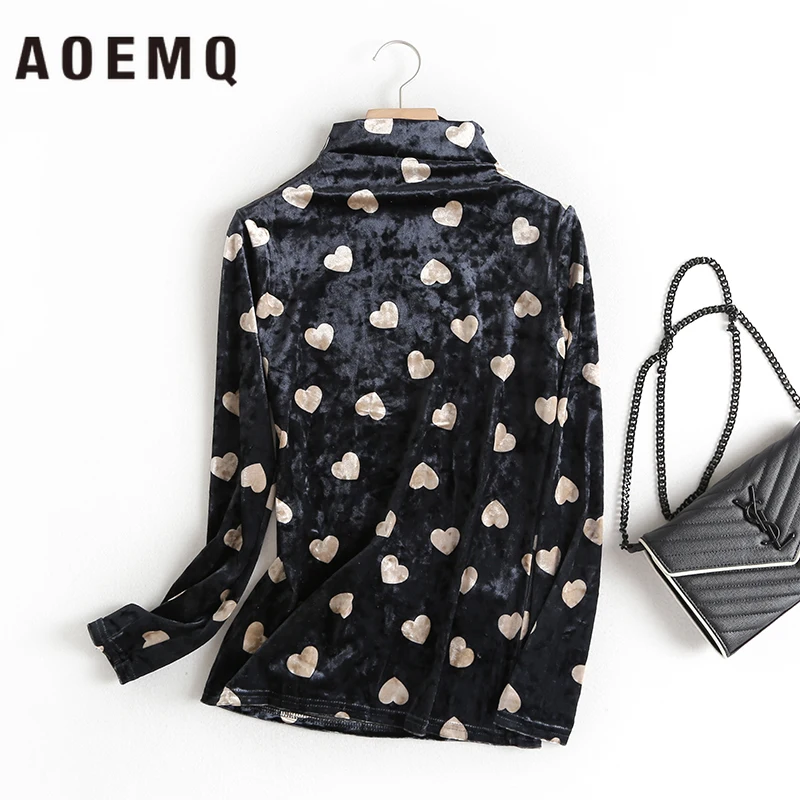 AOEMQ благородные рубашки с воротником хомутом модные тонкие сексуальные женские