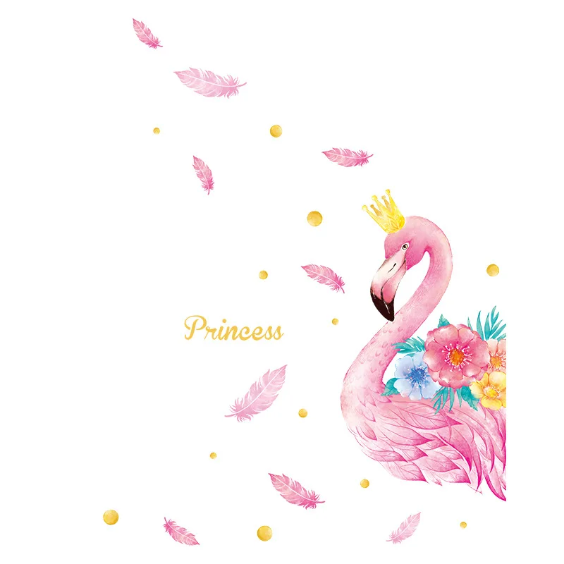 

Hot Girl Room Decoration Ins room Sticker Feather for Dormitory University Living Room Warm roompaper Room Decals