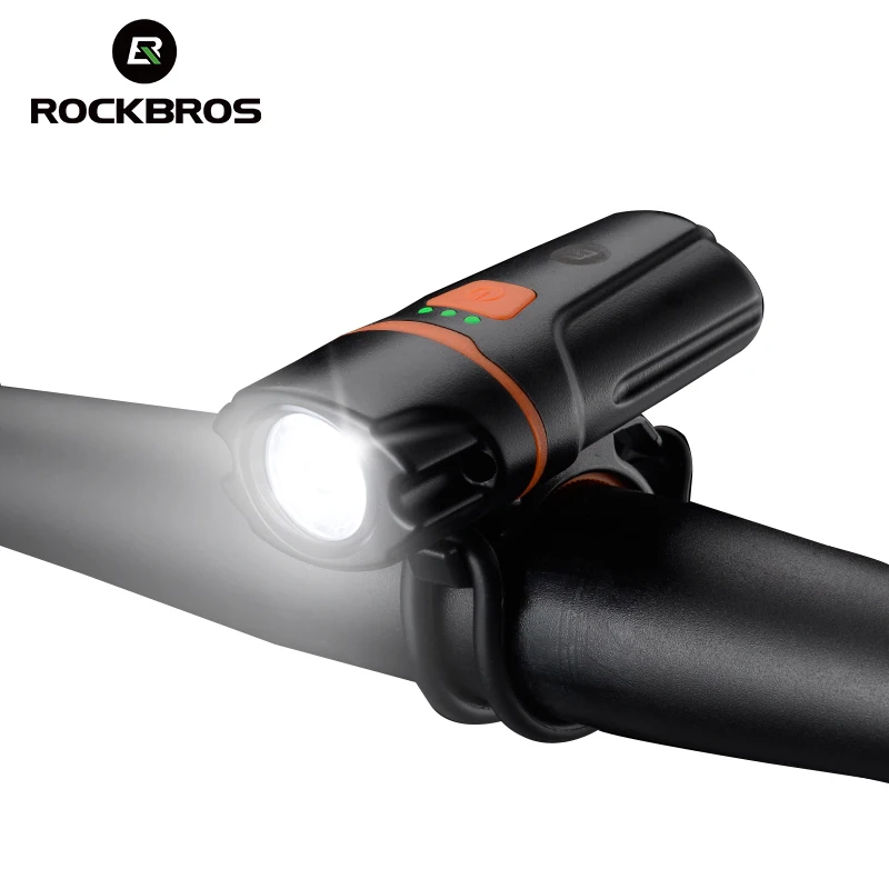 ROCKBROS мини велосипедный фонарь USB Перезаряжаемый MTB дорожный велосипед