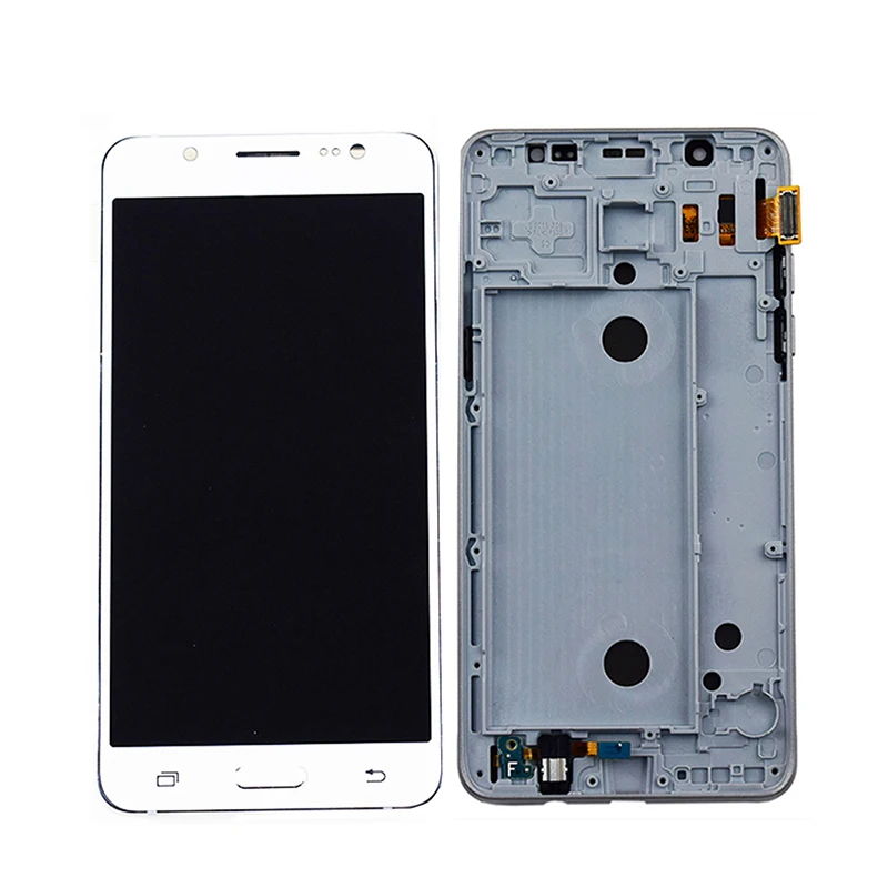 Регулируемый для samsung Galaxy J5 ЖК-экран J510 J510FN J510F J510G J510Y ЖК-дисплей кодирующий преобразователь сенсорного экрана в сборе рамка