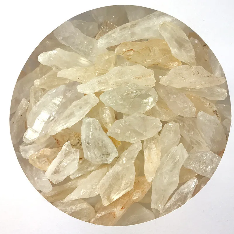 

100g Natural Stone Rough Raw Gemstone White Clear Crystal Mineral Specimen Rock Quartz Chips Gravel Lucky Healing Decoration