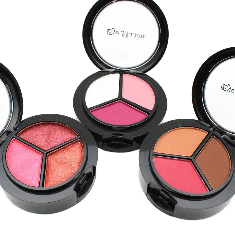 Палитра теней для век 3 цвета стойкая косметика макияж подарок женщин EY669 |