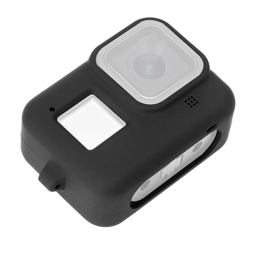 Силиконовый чехол для GoPro Hero 8 черная Защитная пленка экрана из закаленного