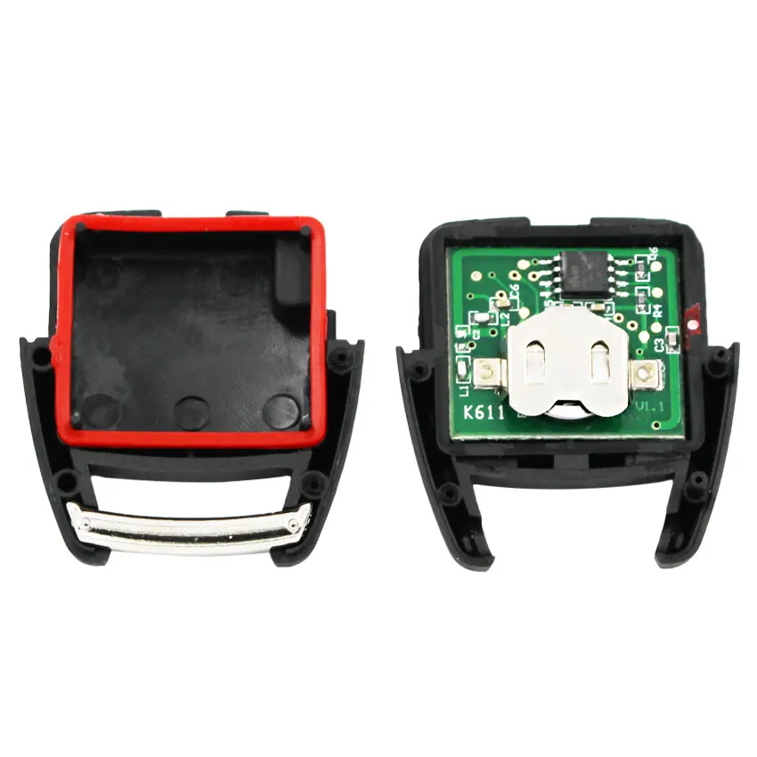 Брелок дистанционного управления с 2 кнопками 5 шт./лот 433 92 мгц чипом ID40 для Opel