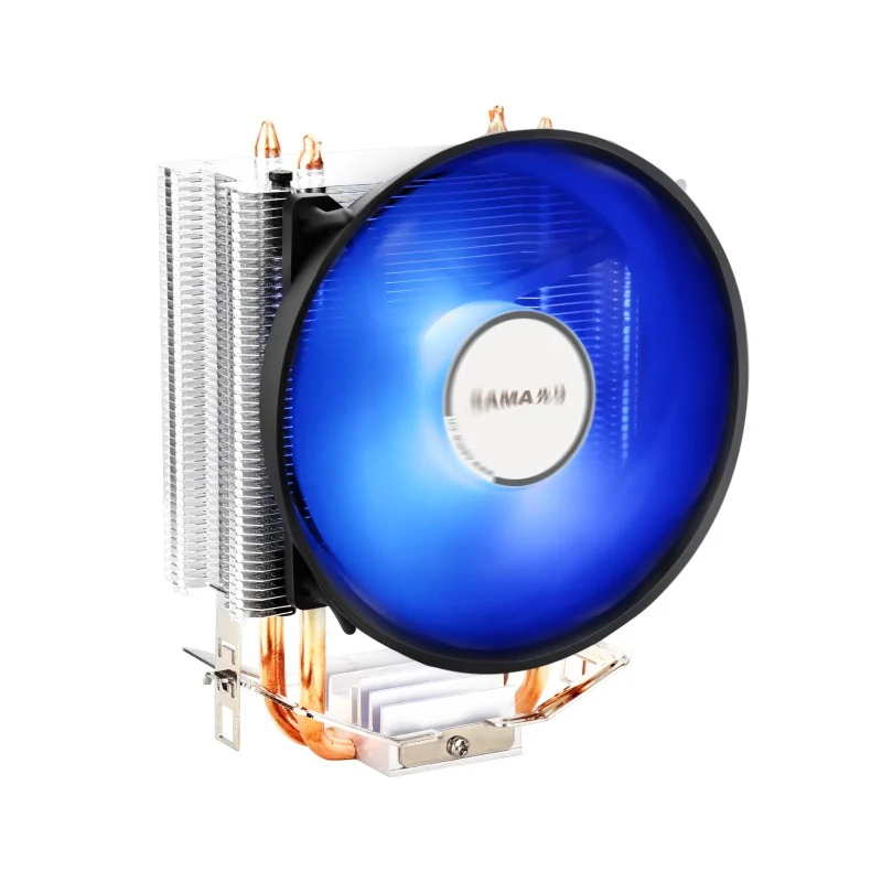

SAMA 2 Heat Pipes CPU Cooler RGB 120mm 1600RPM PC Radiator Quiet for Intel LGA 1150 1151 1155 AMD AM3 AM4 CPU Cooling Fan