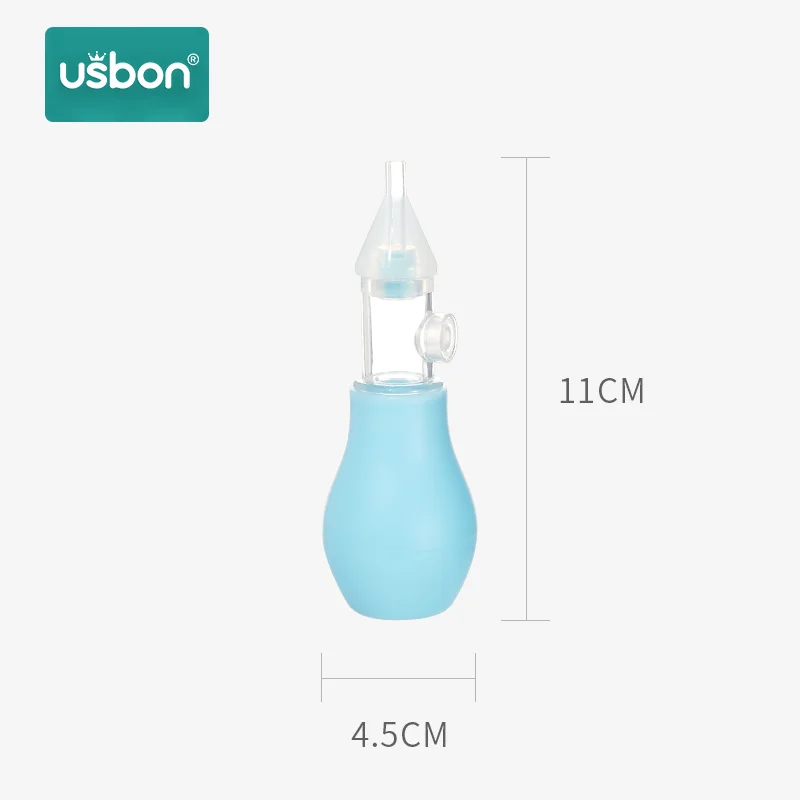 Силиконовый аспиратор для носа новорожденных детский пылесос соска младенцев