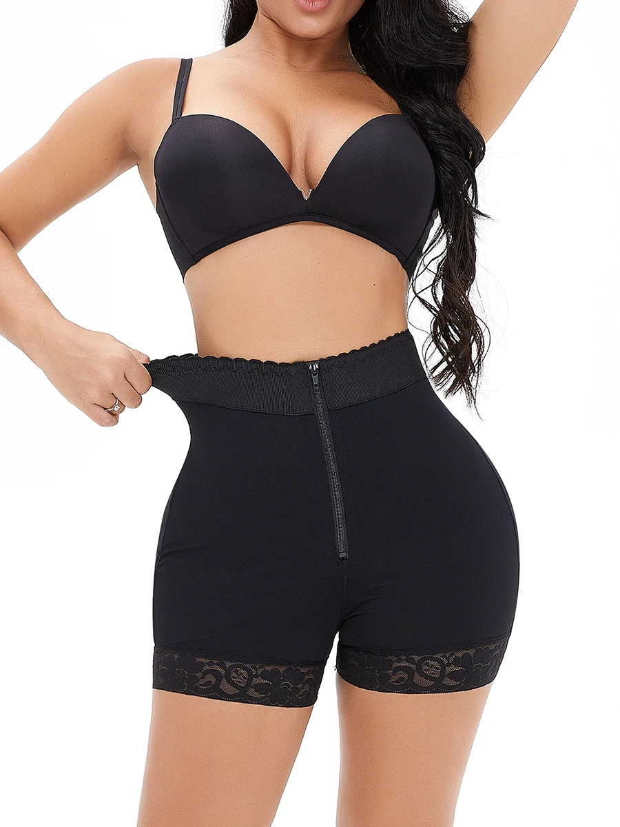 

High Waist Trainer Bodysuit Short Tummy Control Panties Fajas Butt Lifter Body Shapers Women Legging Slimming Shapewear