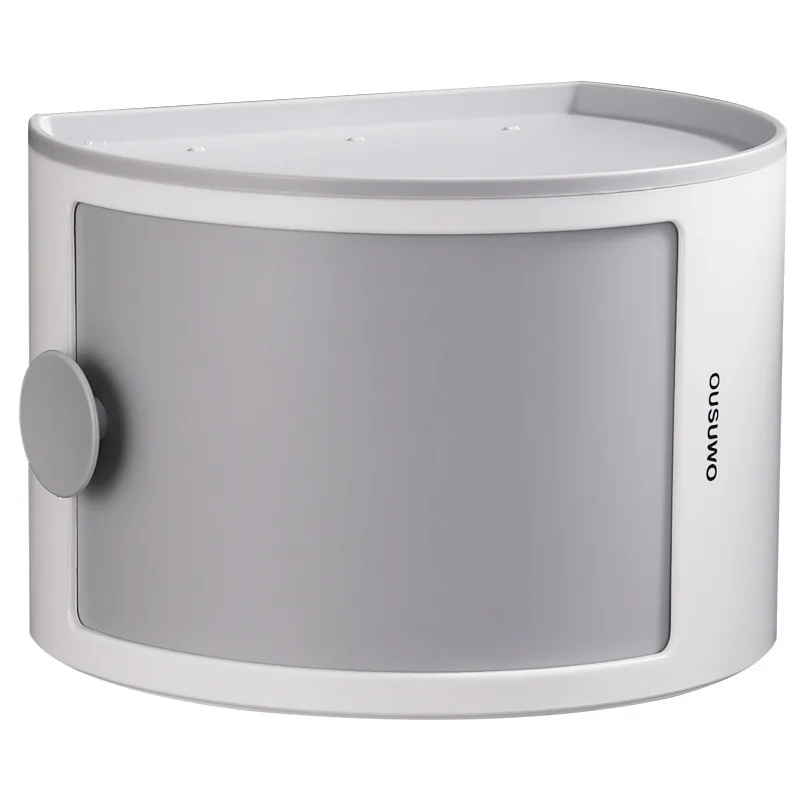 

Bathroom Tissue Box Makeup Storage Hole-Free Creative Waterproof Paper Chart Drum Toilet Storage Rack paper towel holder