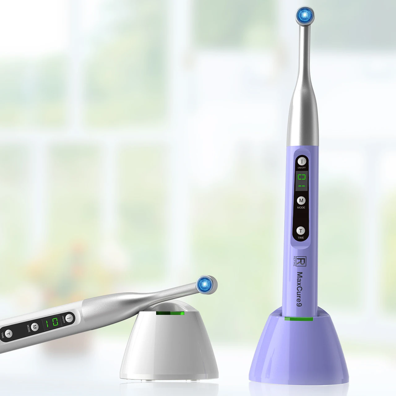 

Orthodontic Instruments Dental Blue LED Curing Light 1 Second Curing Lamp MaxCure 9 / Dental Composite Resin Veneer