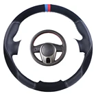 Оплетка рулевого колеса черная замшевая для Kia Forte чехол рулевого колеса автомобиля-2009 Soul 2014-2010, под заказ, 2013