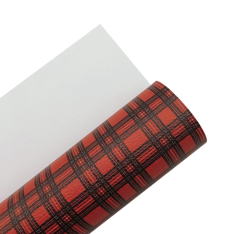 Новый Радуга 30X22CM/A4 Рождественская клетка Искусственная кожа 1.0мм высшего качества для сделай сам изготовления бантов, зажимов, ремесел и домашнего использования.