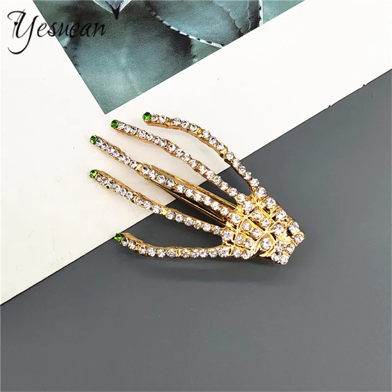 Вечерние заколки для волос в стиле Харадзюку с кристаллами орнамент