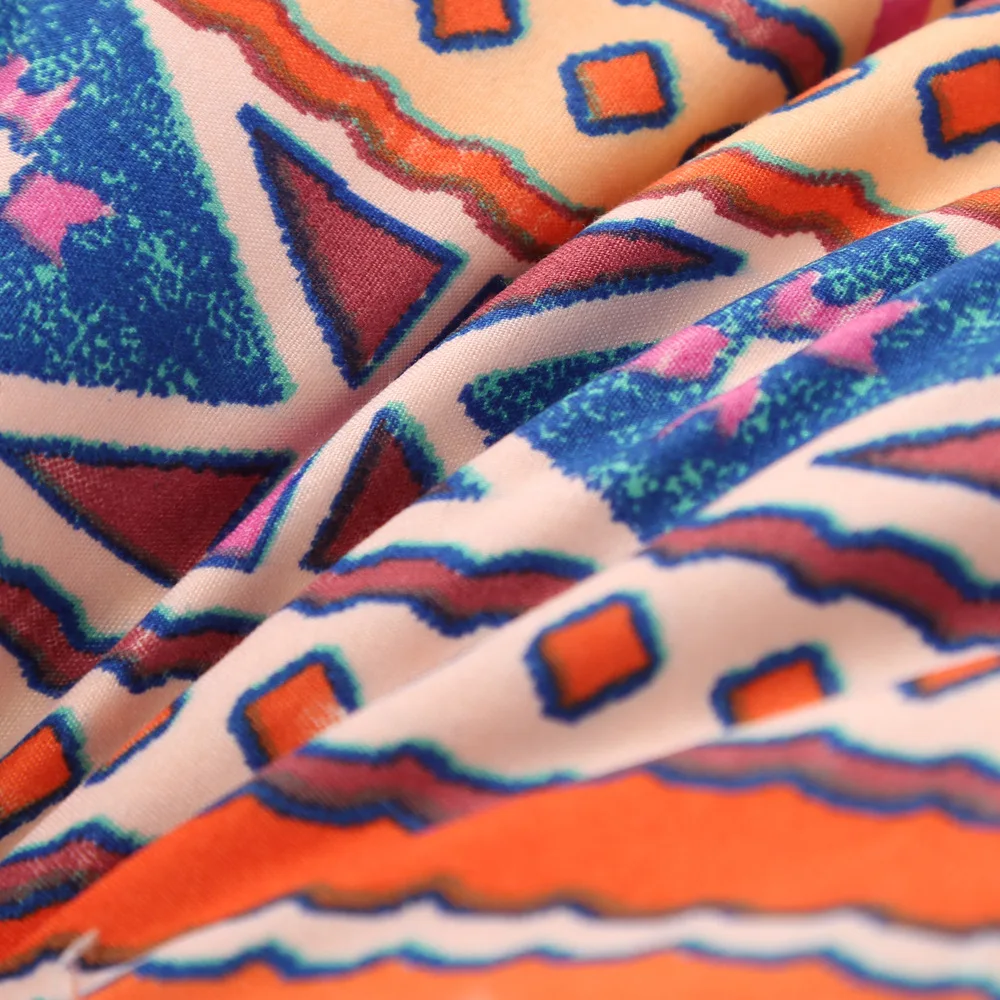 Современный классический набор пододеяльников в богемном этническом стиле