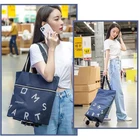 Складная сумка для хранения высокой Ёмкость покупок Еда Организатор сумка тележка на колесах сумки Портативный хозяйственные сумки купить Сумка для овощей