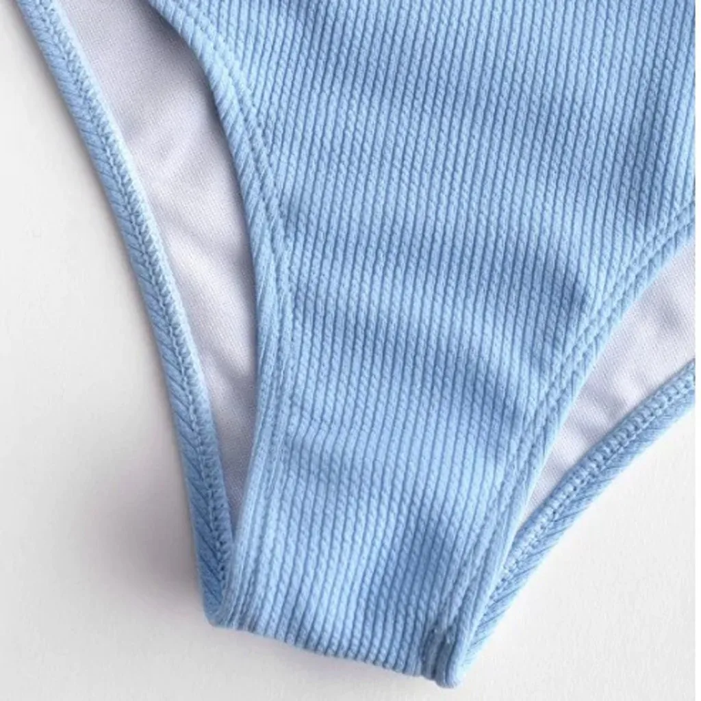 

women's swimsuit Polyester bathing suit women Solid High-waisted Bikini One Piece Push-Up Swimsuit Bathing Drop shipping CSV