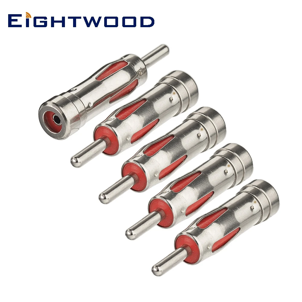 Eightwood DAB антенный адаптер с разъемом Din штырь к разъему ISO 5 шт. для AM FM